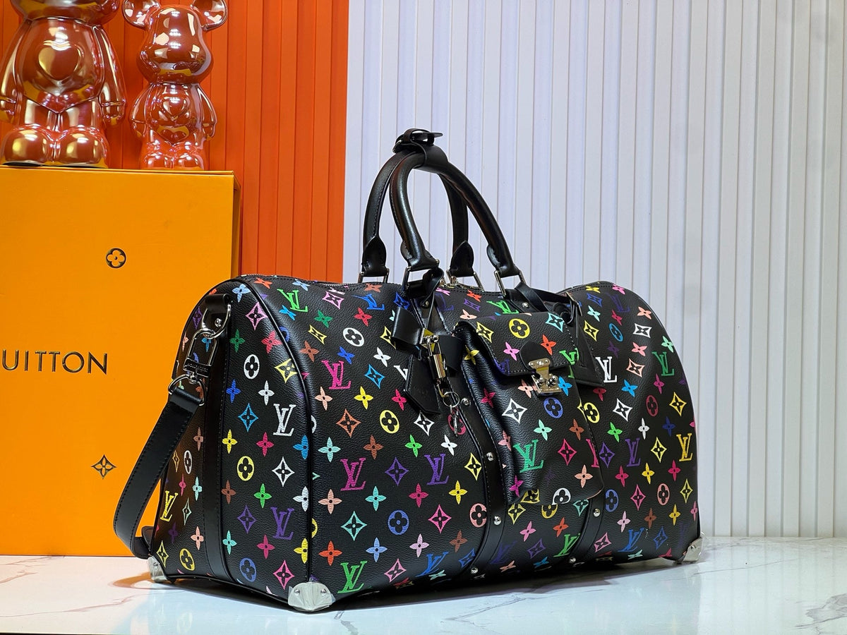 LB1208 LV x TM Keepall Bandoulière 45 / 17.7 x 10.6 x 7.9 inches