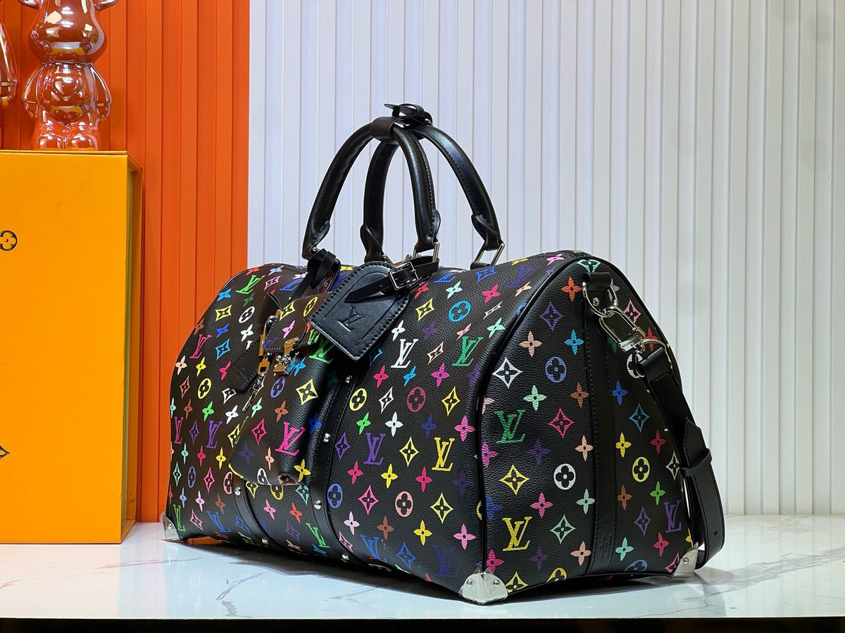 LB1208 LV x TM Keepall Bandoulière 45 / 17.7 x 10.6 x 7.9 inches