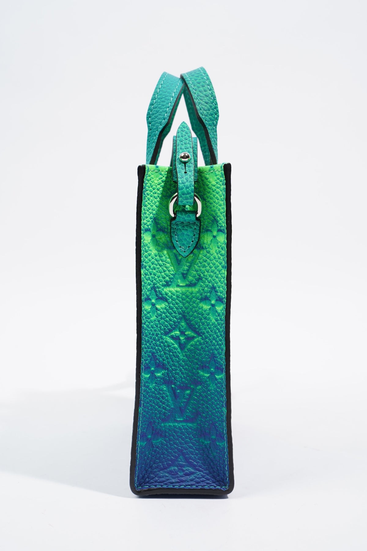 Louis Vuitton x Virgil Abloh Sac Plat Bag Blue / Green Leather