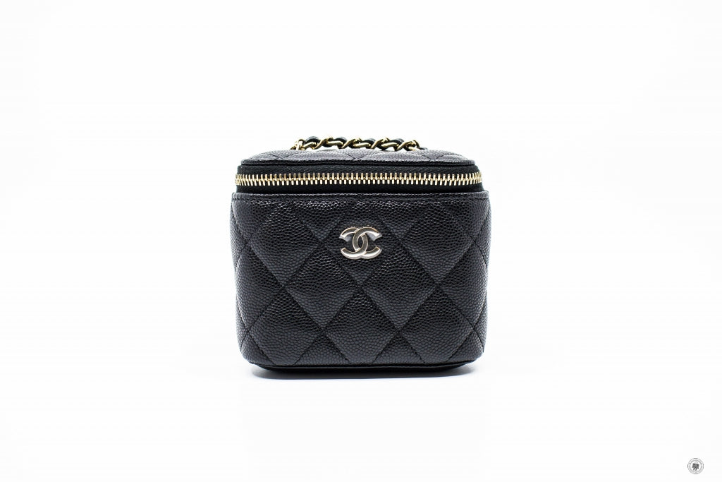 Chanel AP1340Y33352 Small Vanity Black   C3906 Caviar Shoulder Bags Pbhw