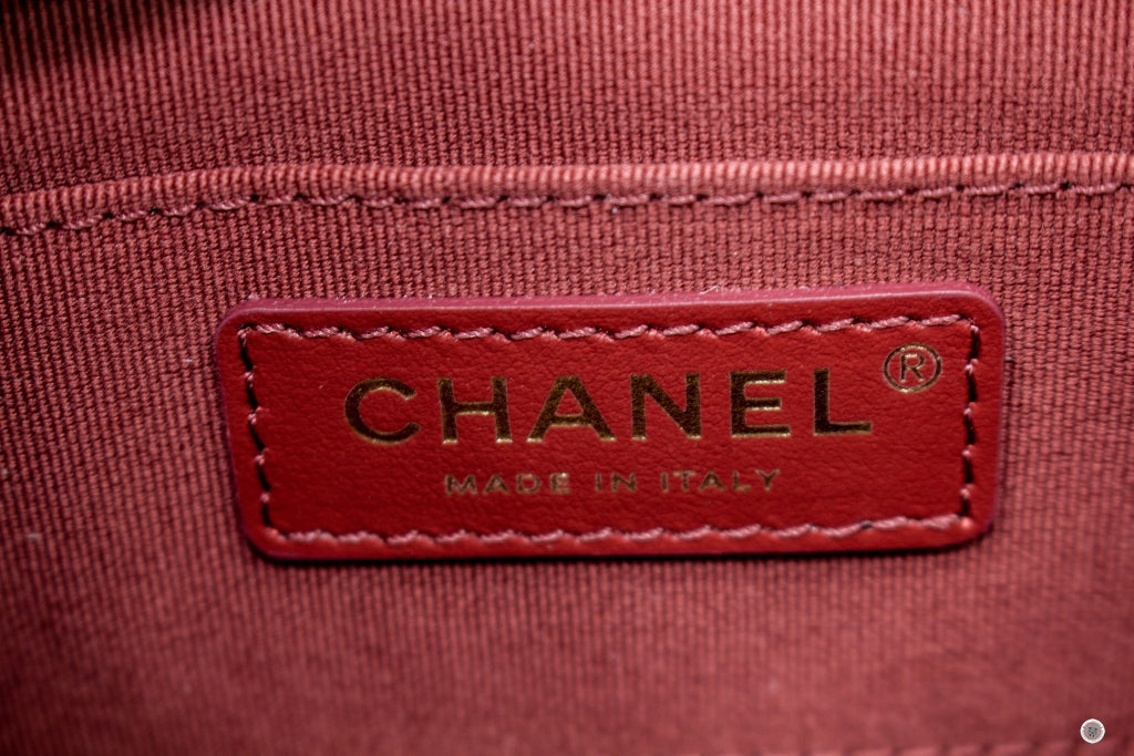 Chanel AS B CC Logo Flap Bag Black /  Calfskin Shoulder Bags Gbhw