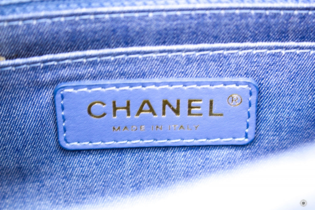 Chanel ASB Denim Mini Flap Bag Denim / NG Fabric Shoulder Bags Ghw