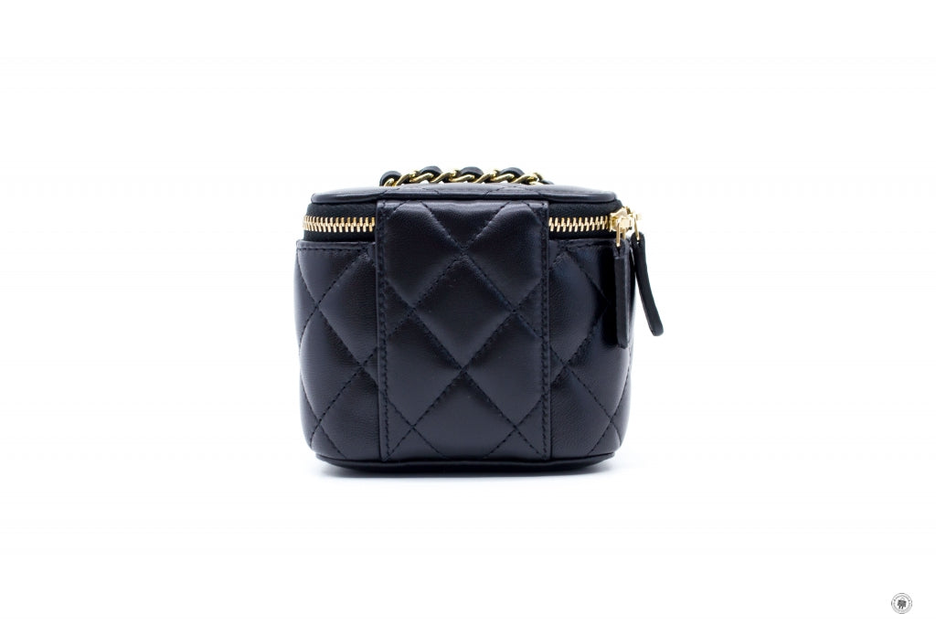 Chanel AP1340Y04059 Small Vanity Case  Black   C3906 Lambskin Shoulder Bags Ghw