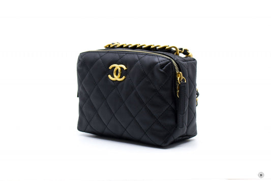 Chanel AS3229B08008 Mini Bowling Bag  Black   94305 Calfskin Shoulder Bags Gbhw