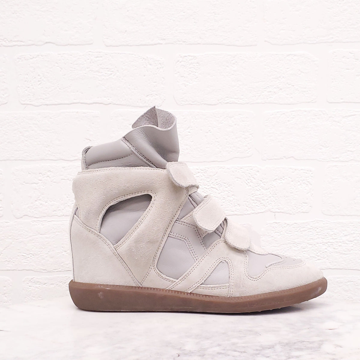 ISABEL MARANT SUEDE BEKETT SNEAKERS - SIZE 38