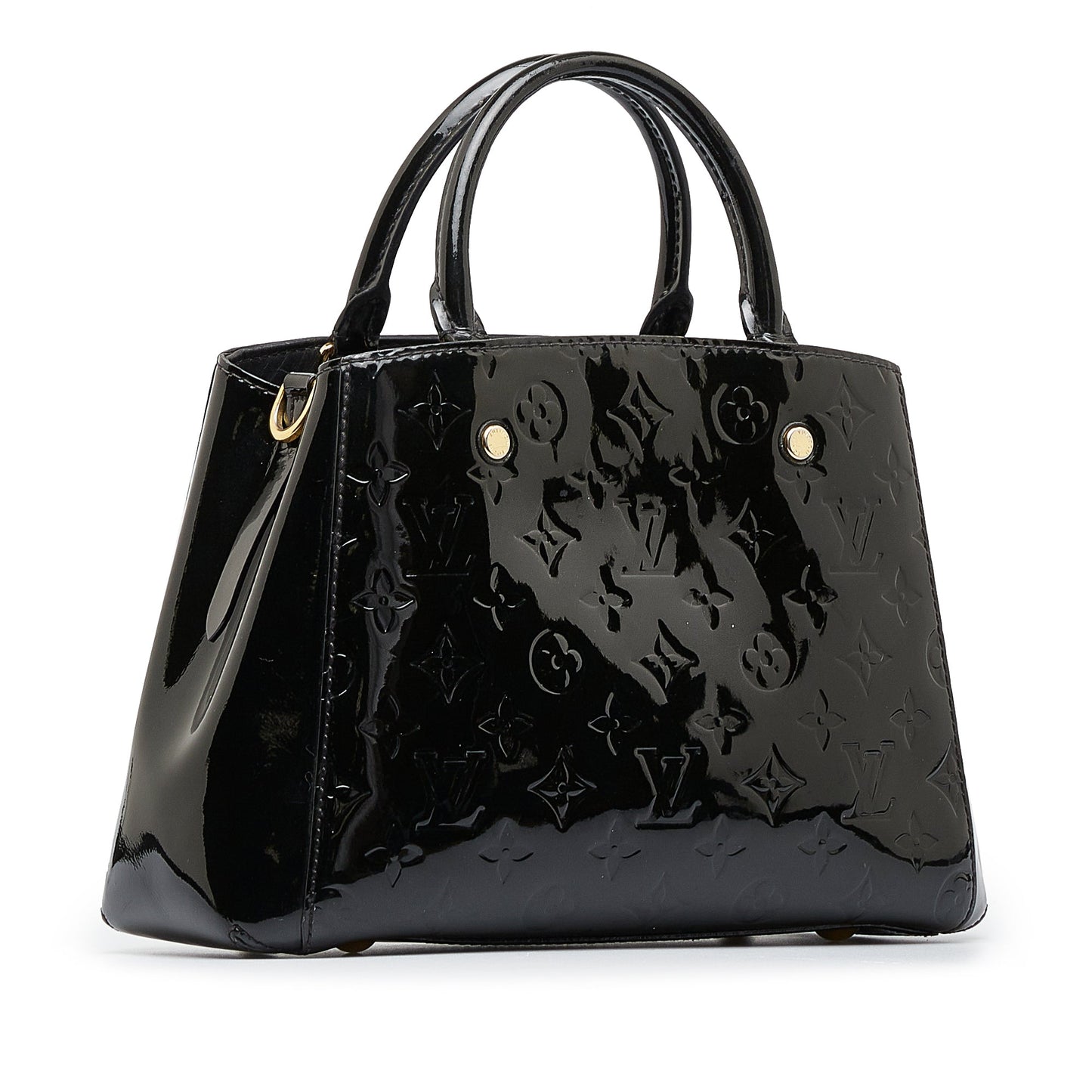 Louis Vuitton Montaigne BB Black Vernis