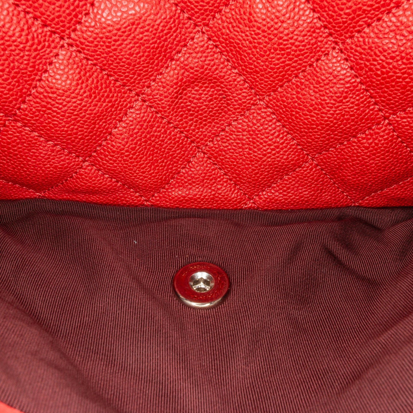 Red Chanel Medium Caviar French Riviera Flap Shoulder Bag