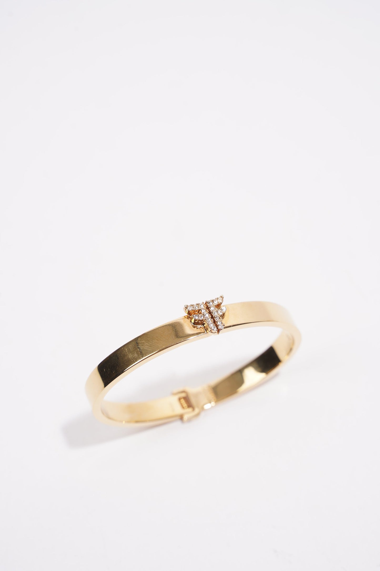 Fendi FF Bangle Gold Base Metal Small