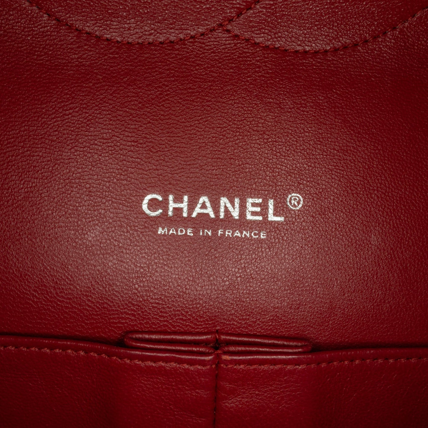 Red Chanel Maxi Classic Caviar Double Flap Shoulder Bag