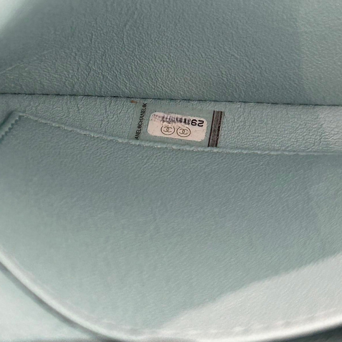 Trendy CC Flap Small Lambskin Quilted Light Blue GHW