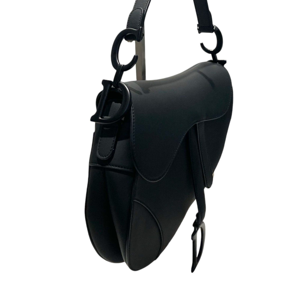 Saddle Bag Ultra Matte Calfskin Black BHW