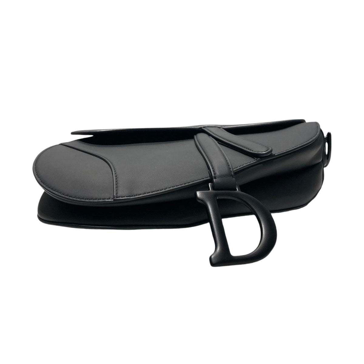 Saddle Bag Ultra Matte Calfskin Black BHW