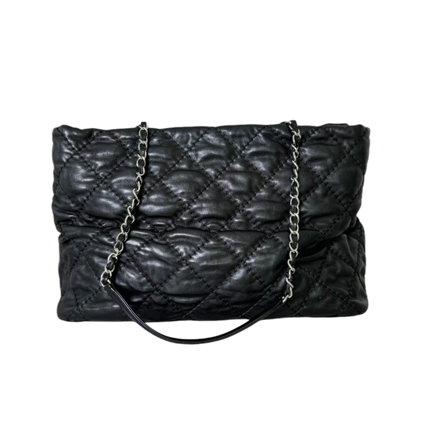 Love Me Tender Tote Large Calfskin Black SHW