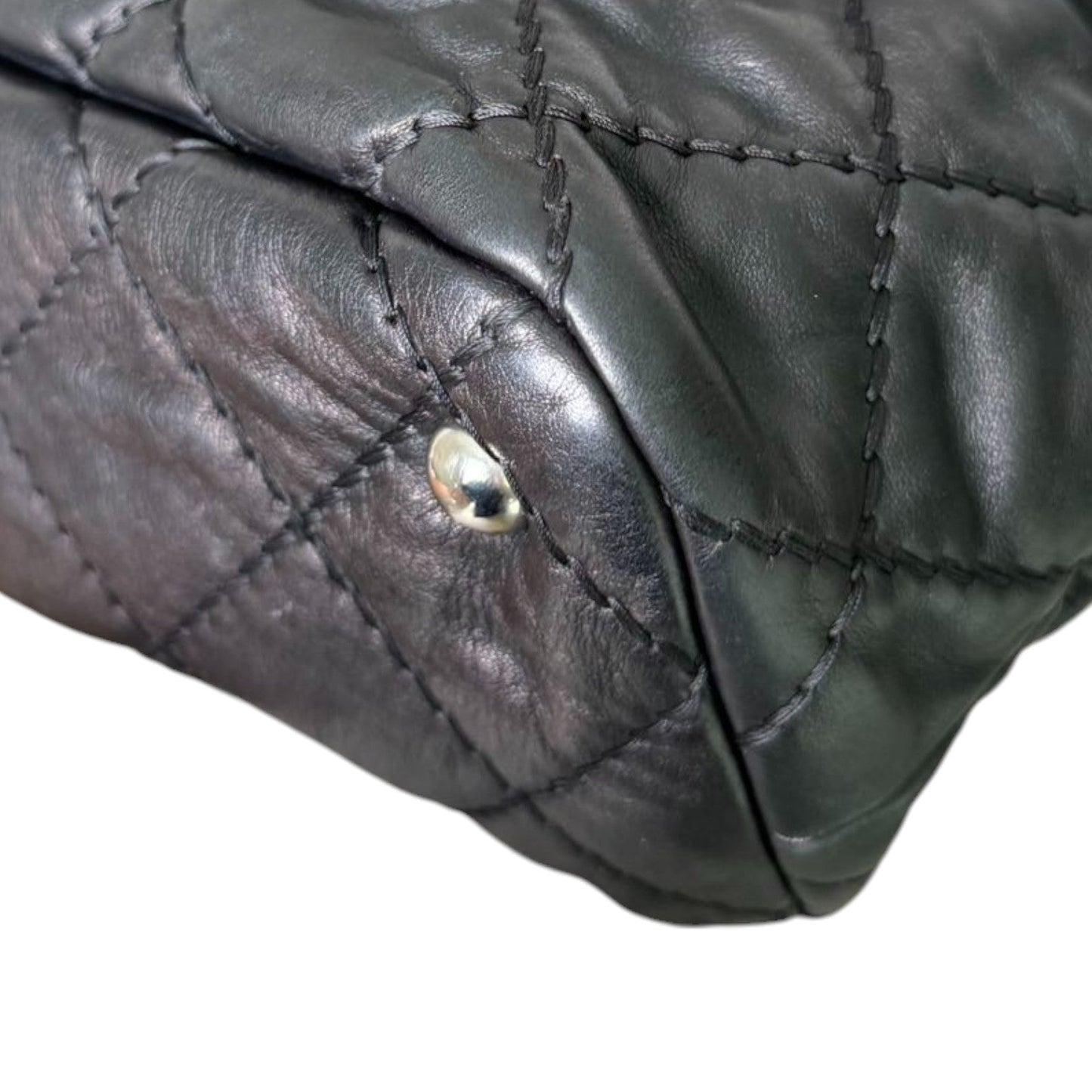 Love Me Tender Tote Large Calfskin Black SHW