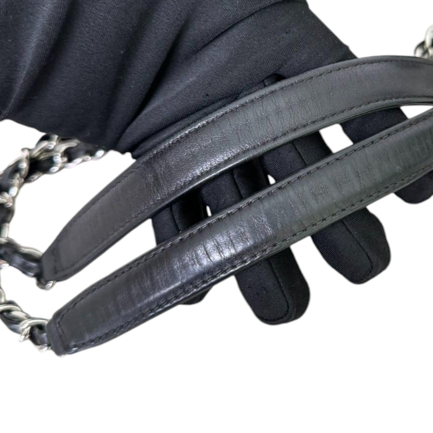 Love Me Tender Tote Large Calfskin Black SHW