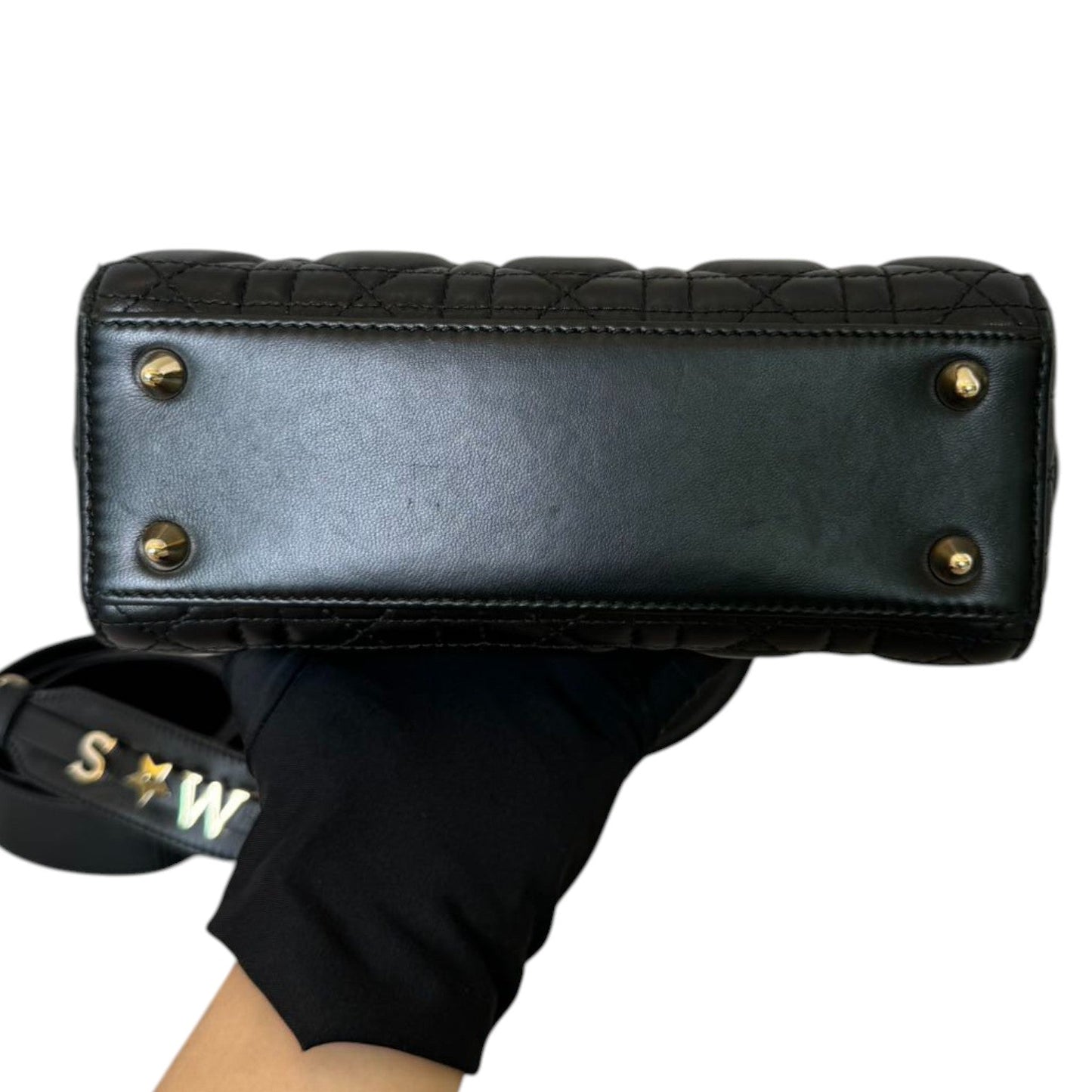 My ABCDior Lady Dior Small Lambskin Black GHW