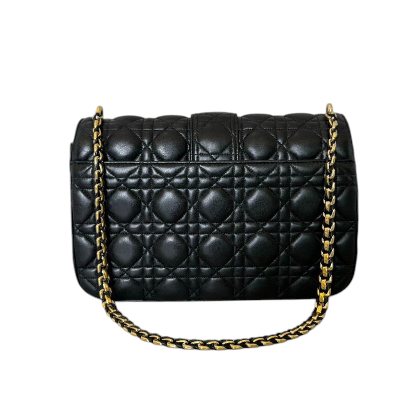 Miss Dior Flap Medium Lambskin Black GHW
