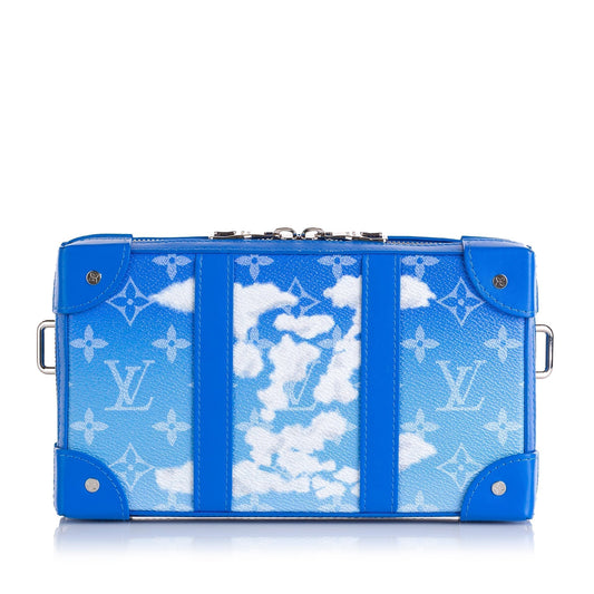 Louis Vuitton Soft Trunk Wallet Blue Clouds Monogram Canvas