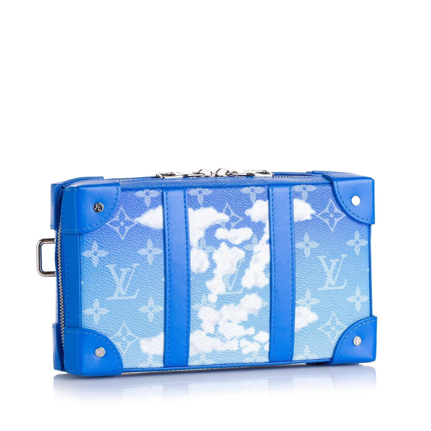 Louis Vuitton Soft Trunk Wallet Blue Clouds Monogram Canvas