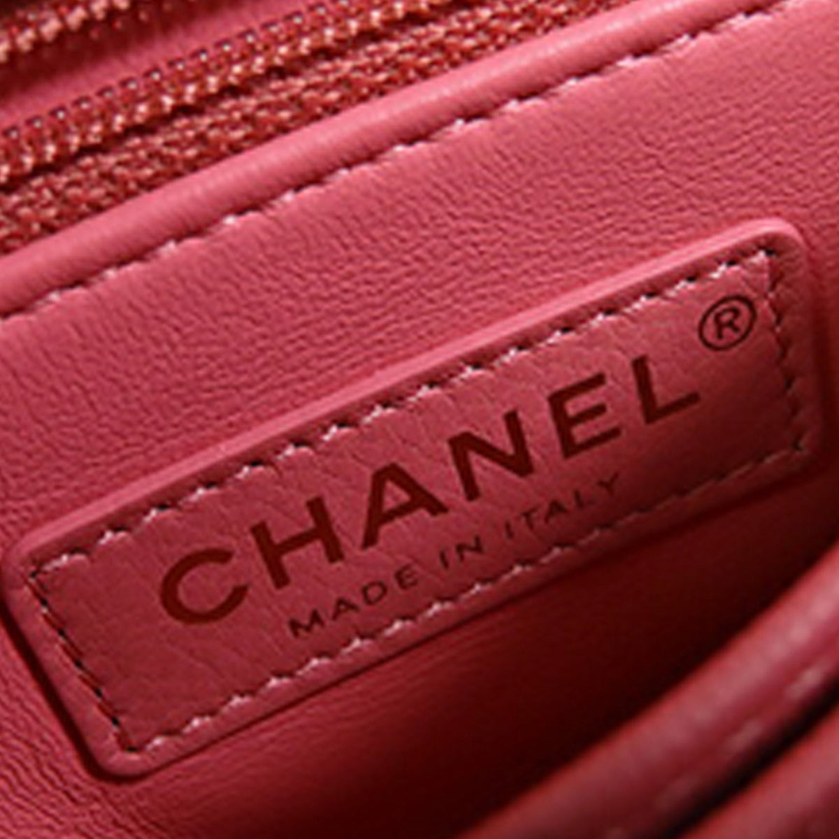 Pink Chanel Extra Mini Caviar and Lizard Embossed Coco Top Handle Bag Satchel