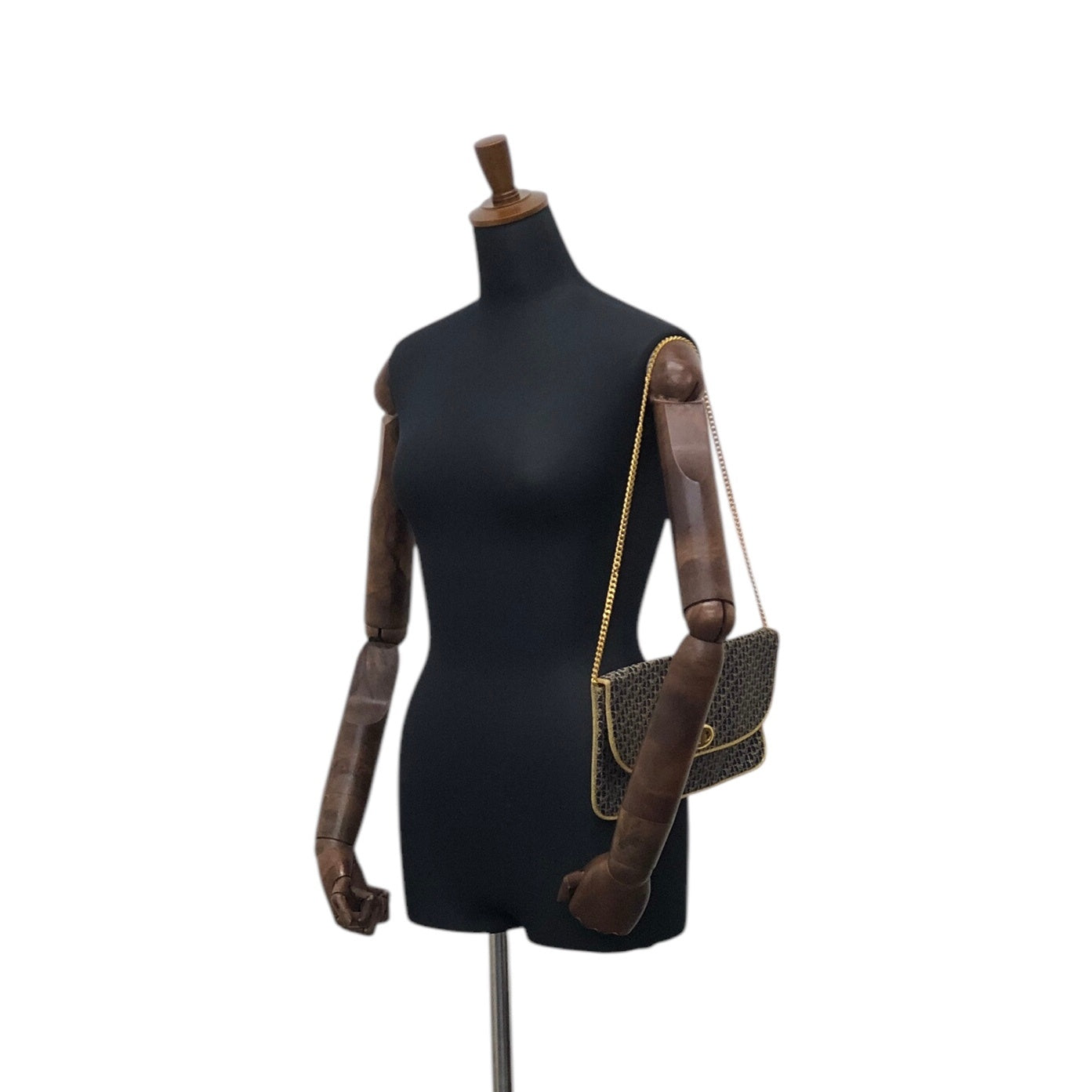 Christian Dior Trotter Chain Crossbody Navy Vintage gcy3i2