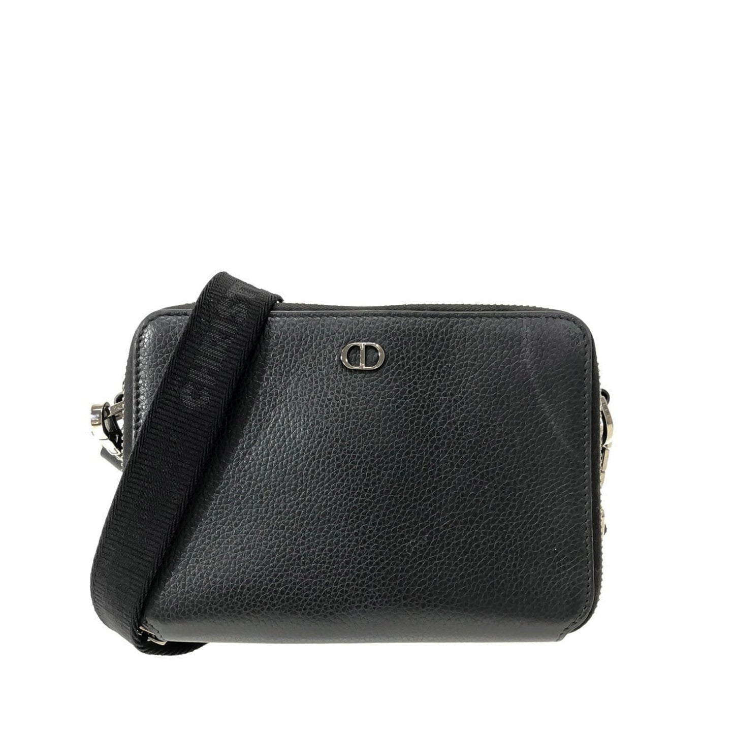 DIOR Leather Pouch with Strap Crossbody Bag