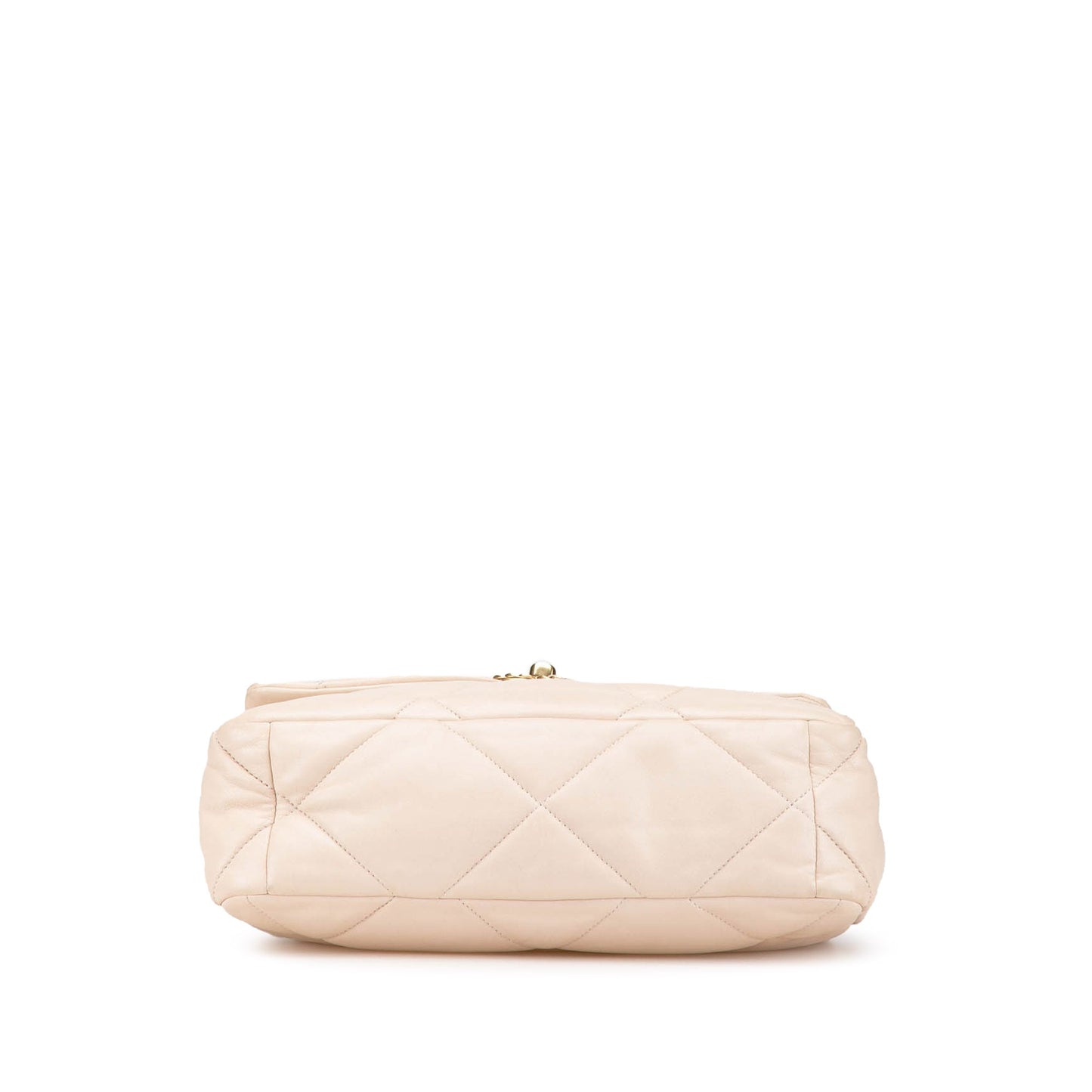 Brown Chanel Large Lambskin 19 Flap Satchel
