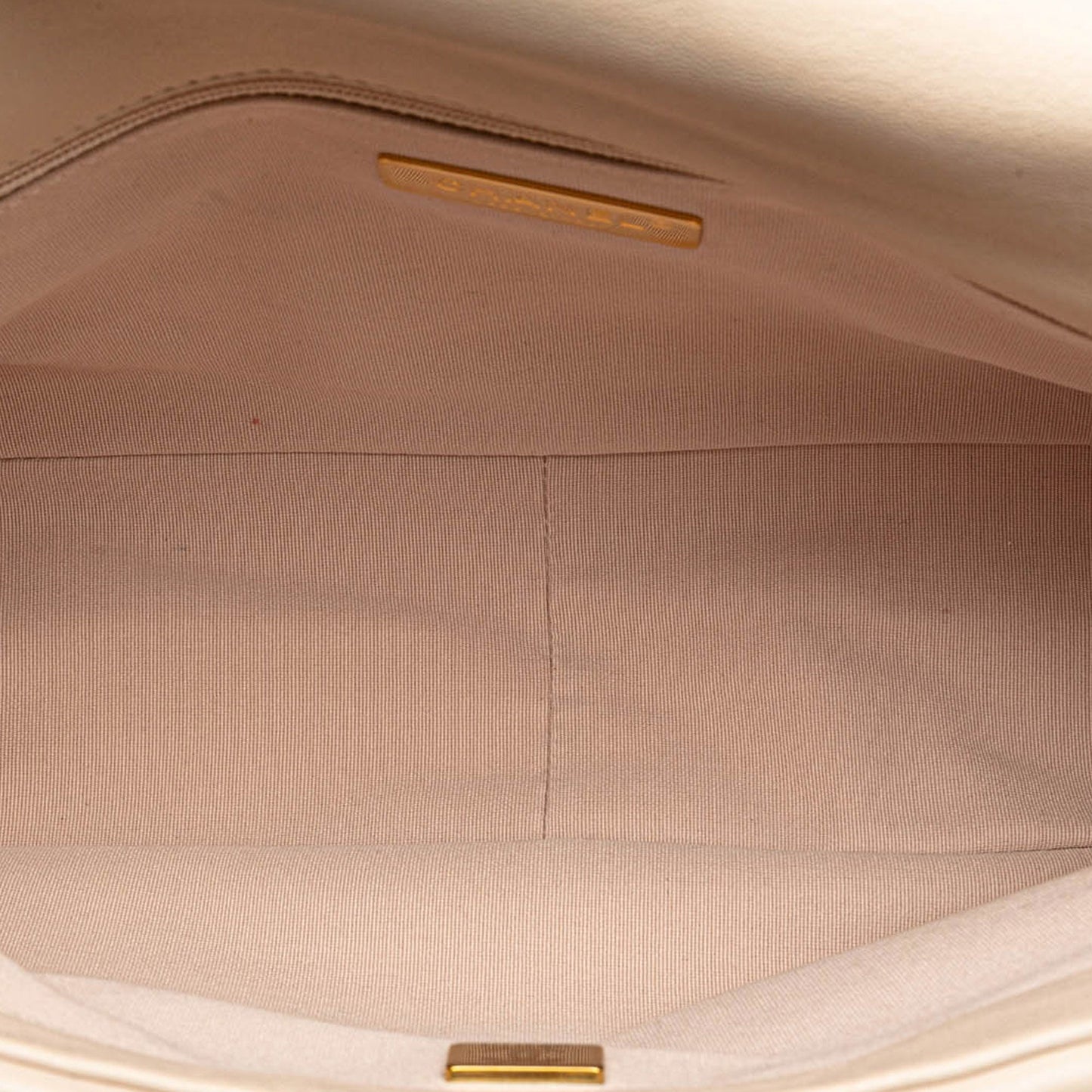 Brown Chanel Large Lambskin 19 Flap Satchel