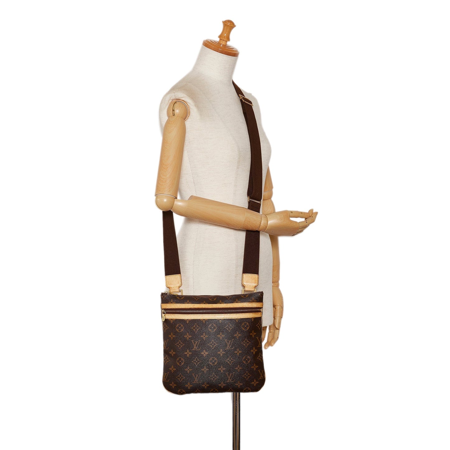 LOUIS VUITTON Monogram Pochette Bosphore Crossbody Bag