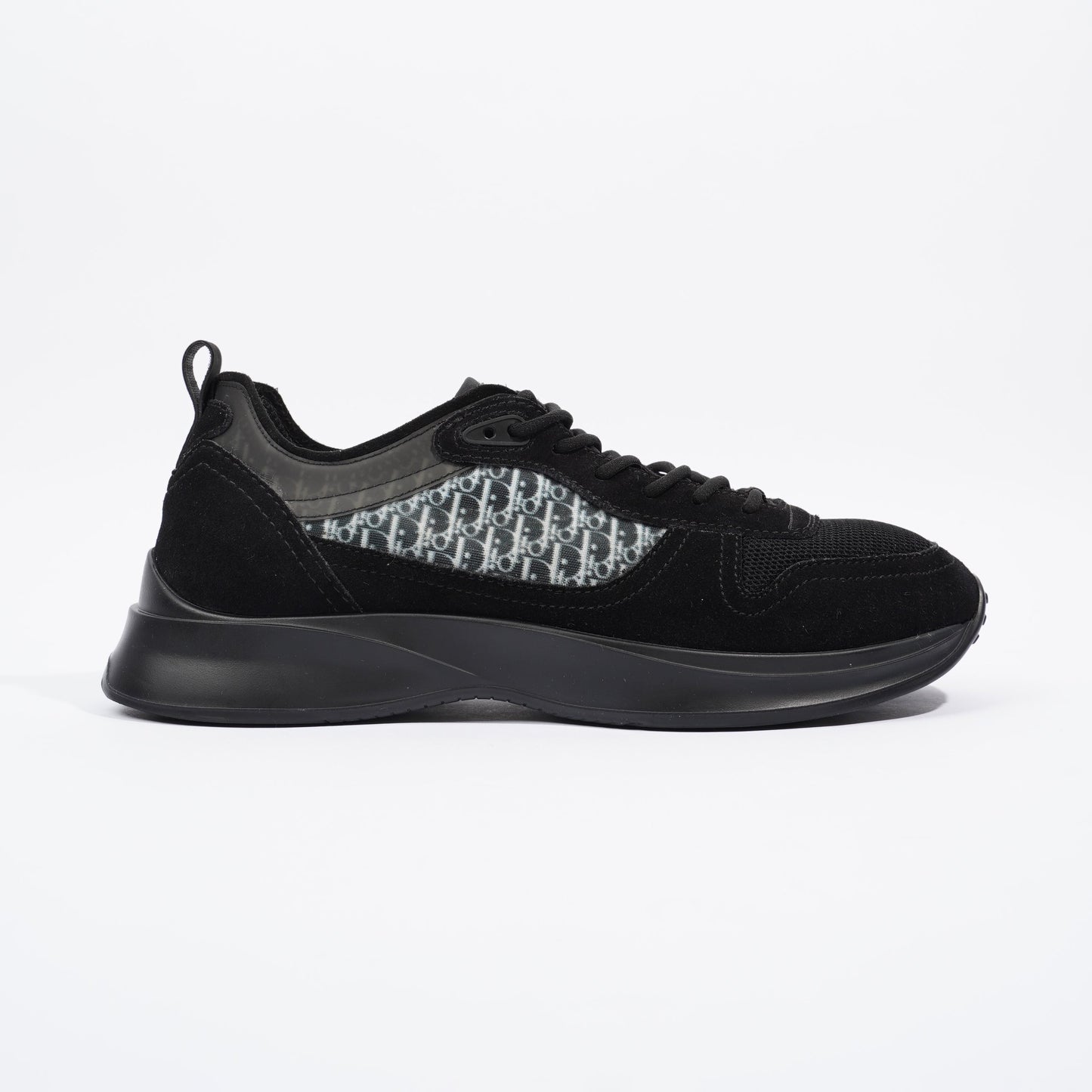 Christian Dior B25 Black / White Oblique Mesh EU 45 UK 11