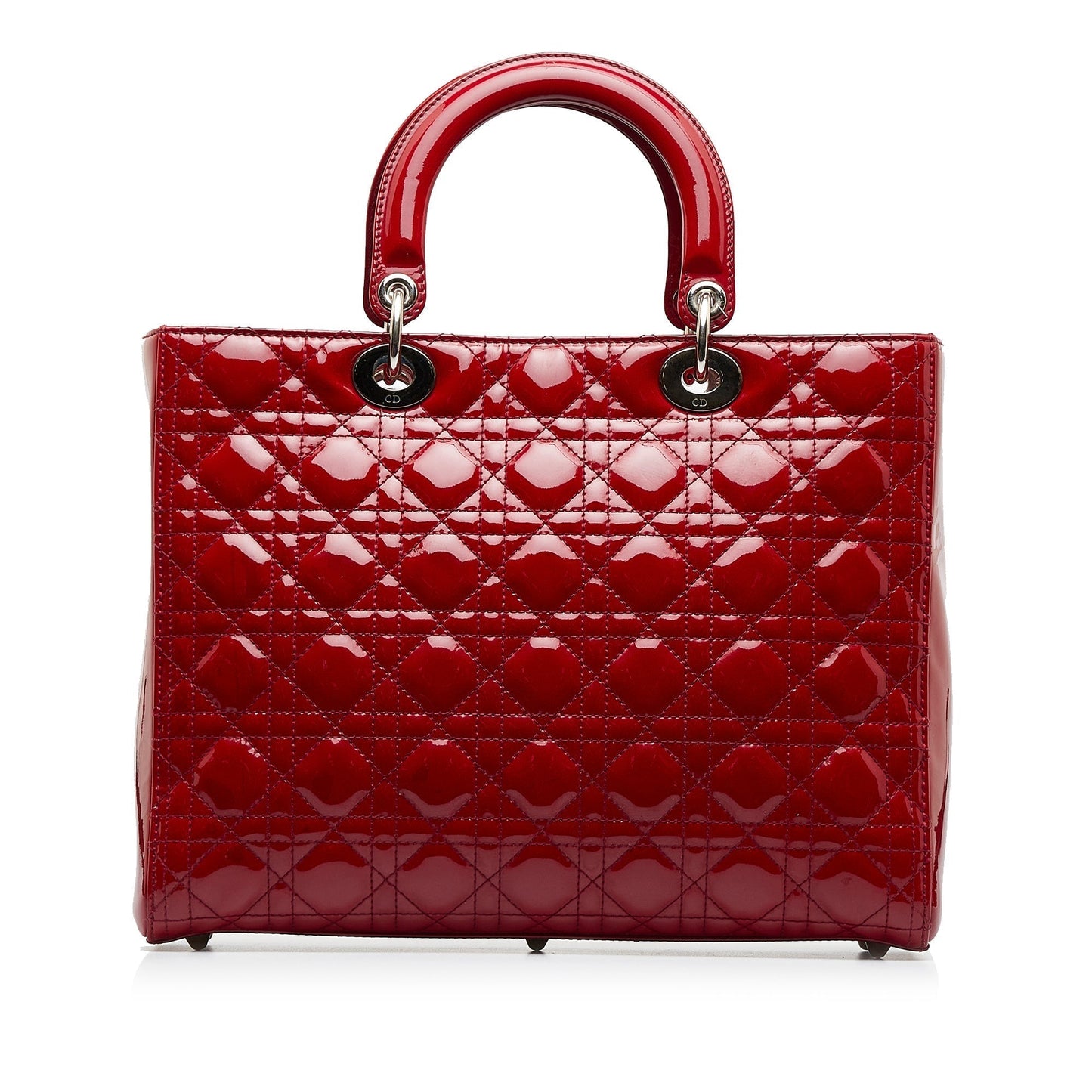 DIORLarge Cannage Patent Lady  Satchel