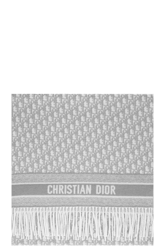 CHRISTIAN DIOR Oblique Scarf Cashmere