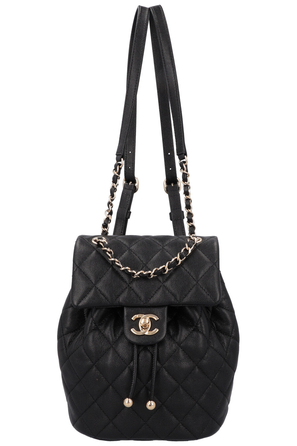 CHANEL Mini Urban Spirit Backpack Black Caviar