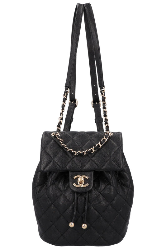 CHANEL Mini Urban Spirit Backpack Black Caviar