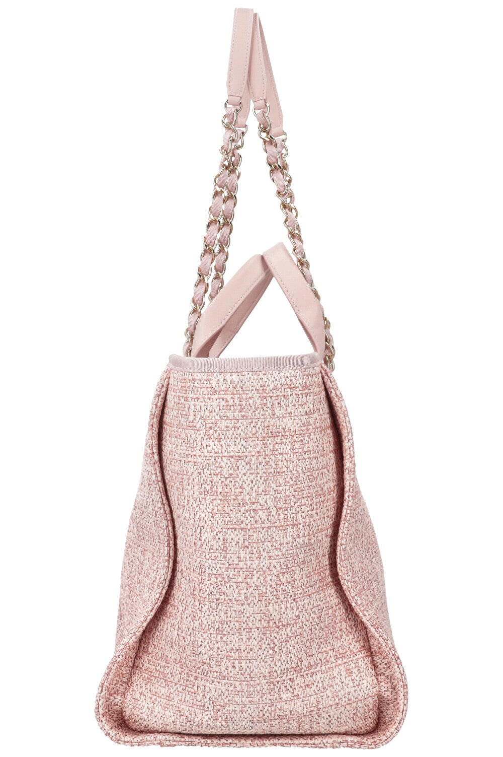 CHANEL Medium Deauville Tote Bag Pink