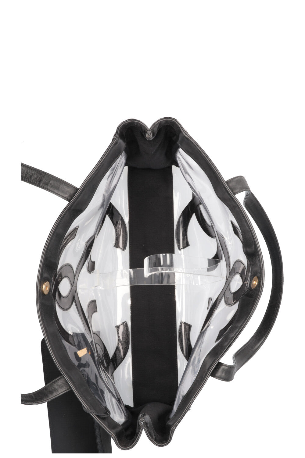 CHANEL PVC CC Tote Bag Black