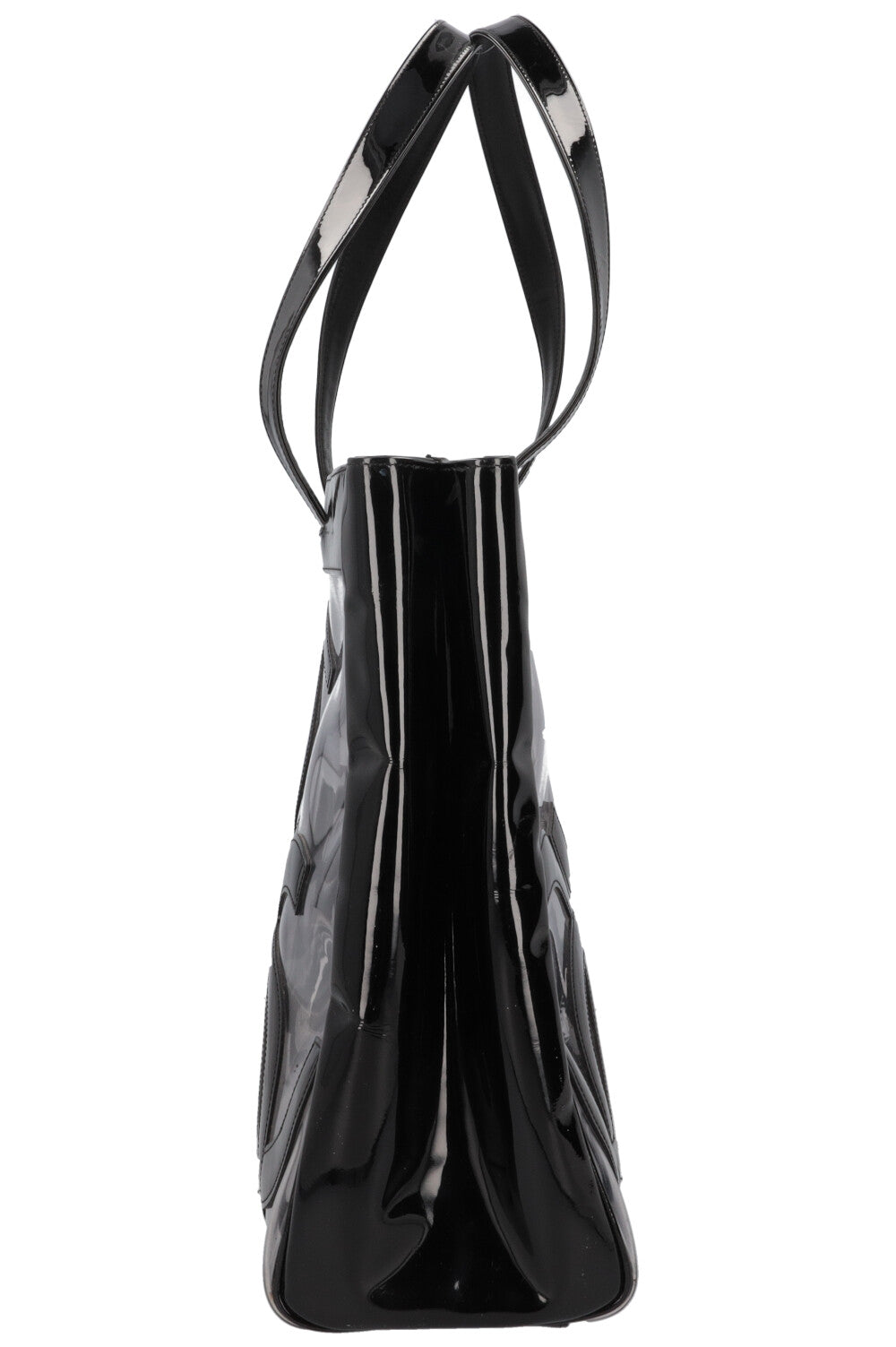 CHANEL PVC CC Tote Bag Black