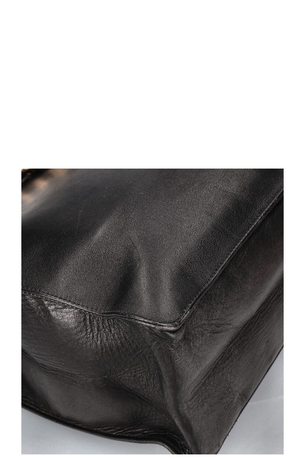 CHANEL Vintage CC Chain Tote Black