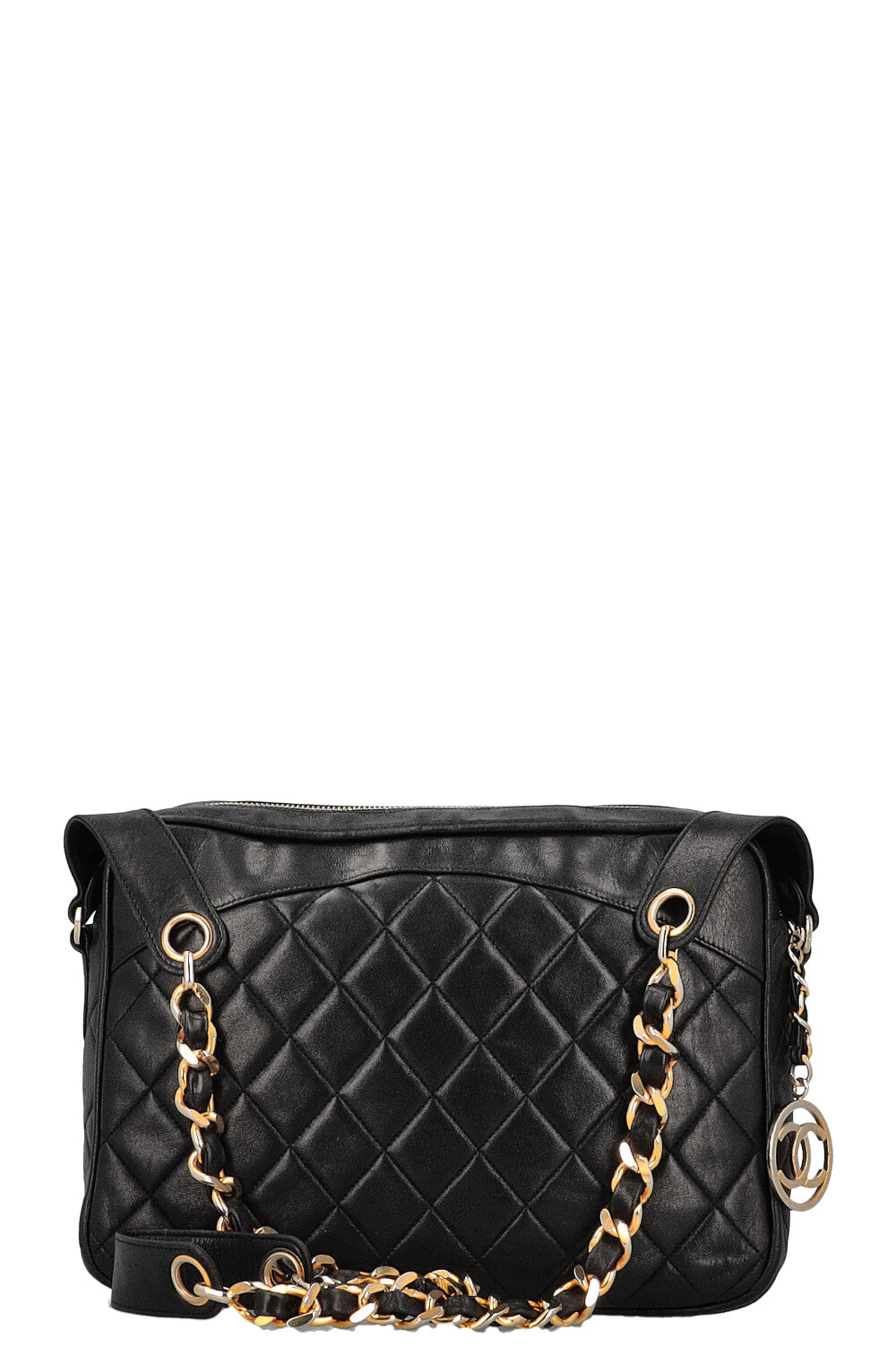 CHANEL Quilted Crossbody Bag Black