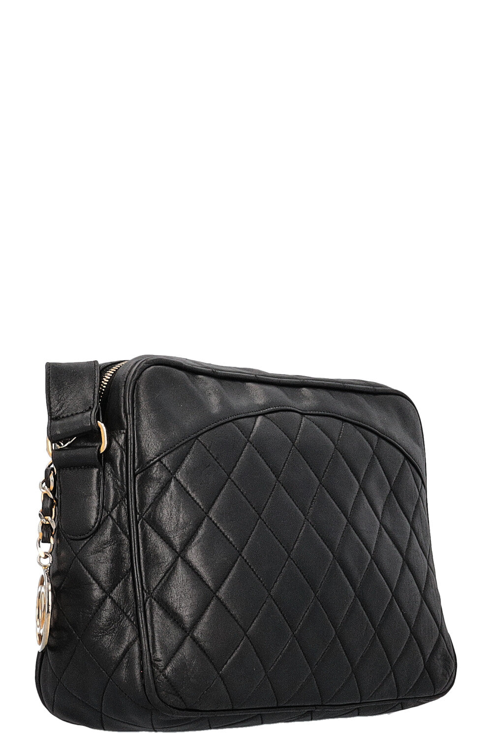 CHANEL Quilted Crossbody Bag Black