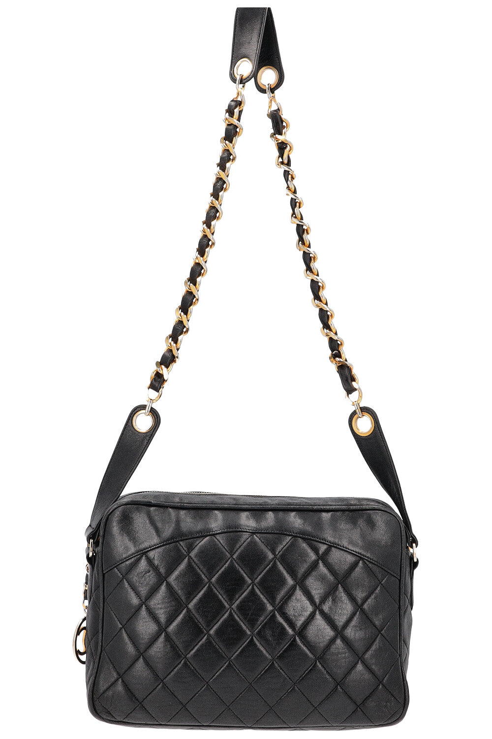 CHANEL Quilted Crossbody Bag Black