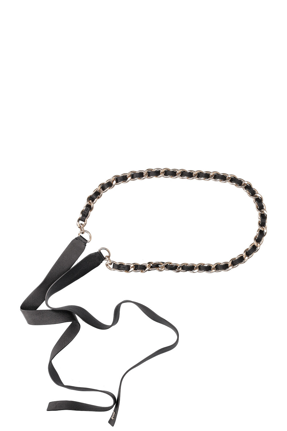 CHANEL Chain Belt Black