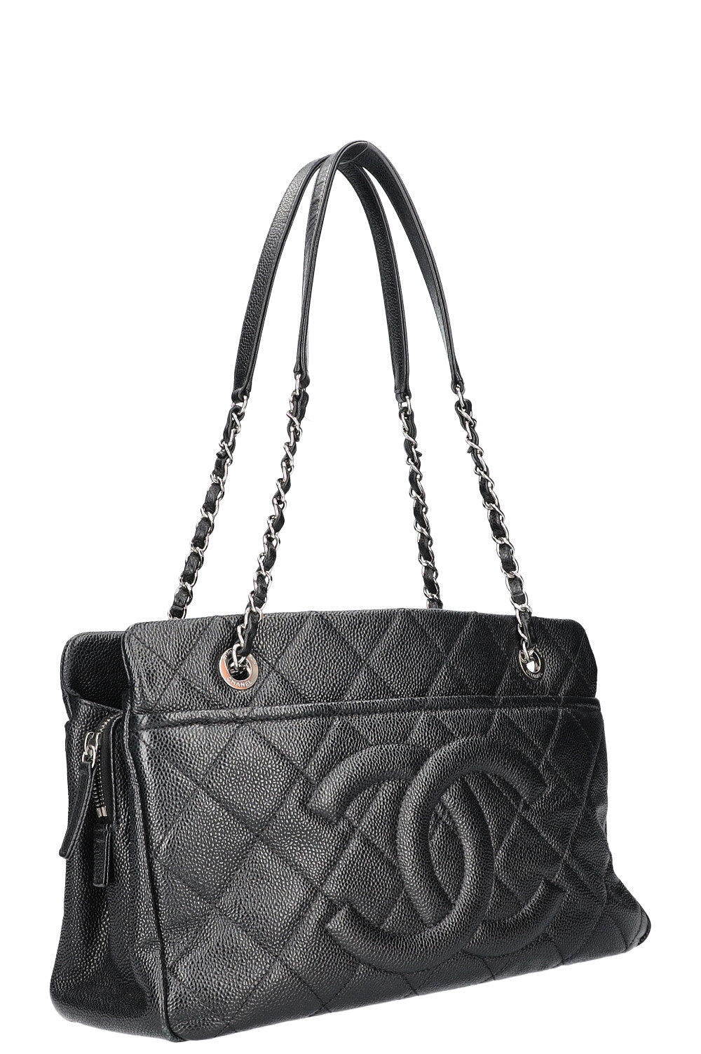 CHANEL Timeless Shopping Tote Caviar Black