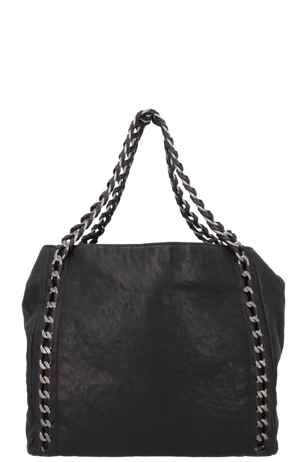 CHANEL CC Chain Tote Bag Black