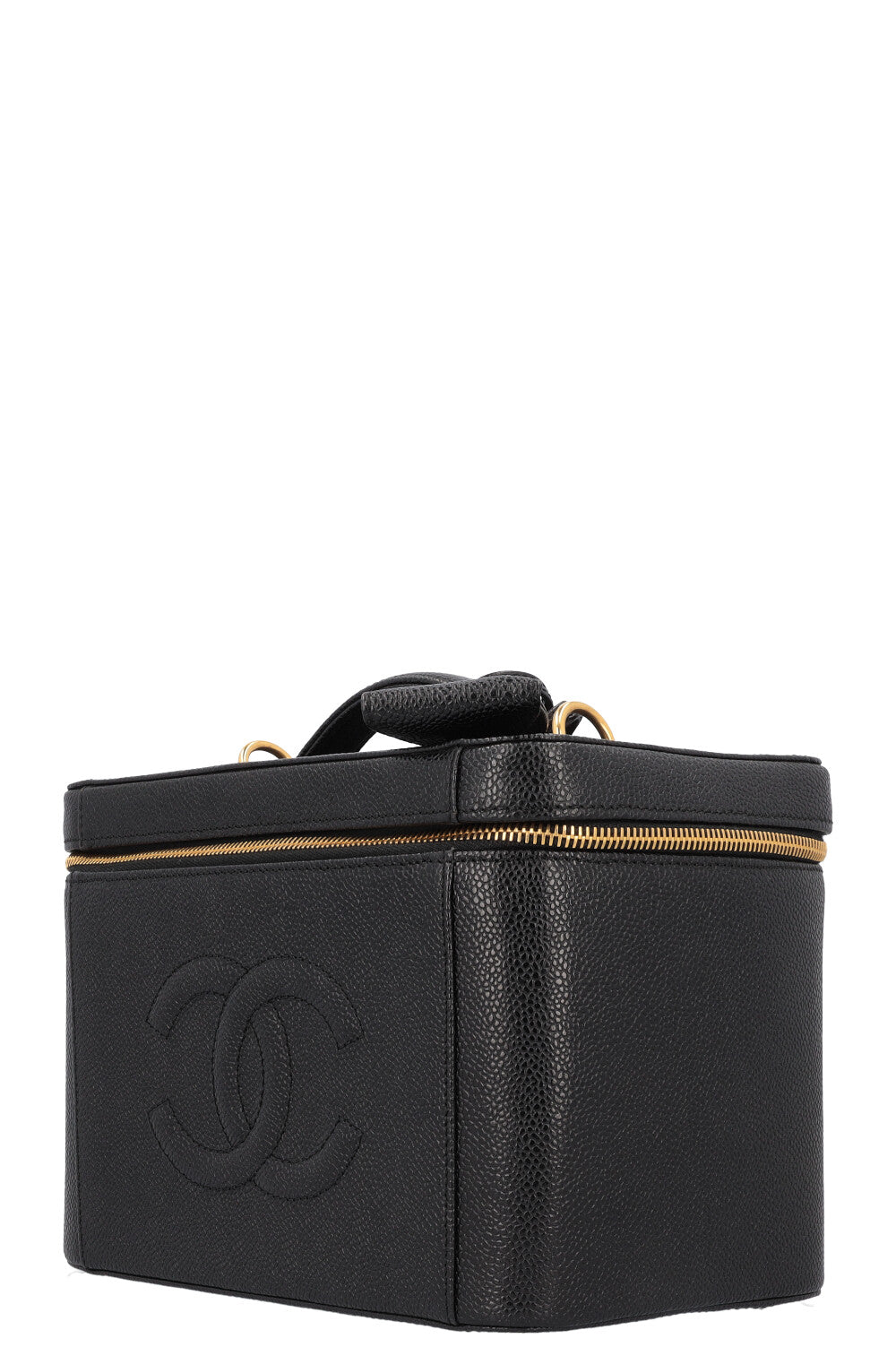 CHANEL Timeless Vanity Case Caviar Black
