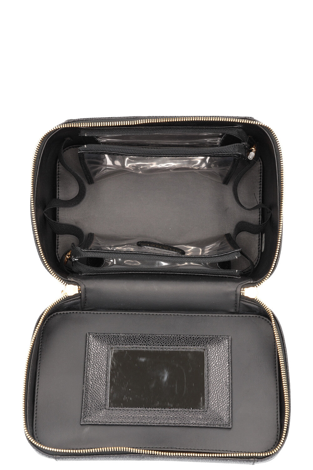 CHANEL Timeless Vanity Case Caviar Black