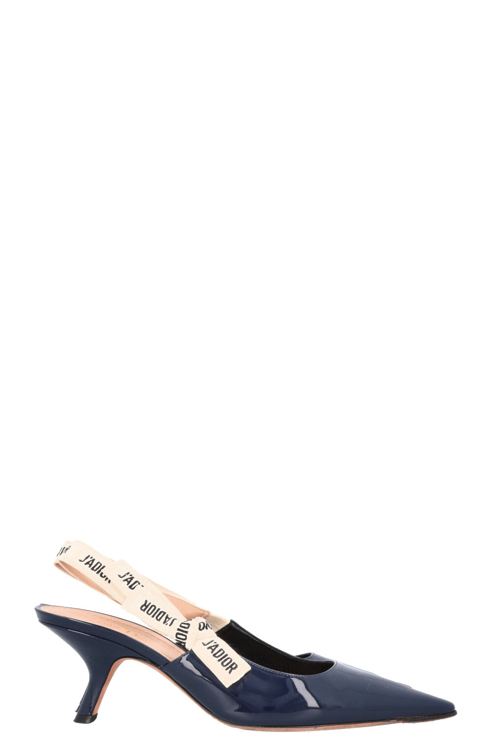 CHRISTIAN DIOR J'Adior Kittenheels Patent Blue