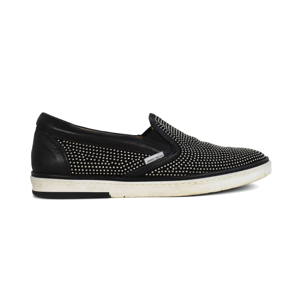 Jimmy Choo Studded Slip-On Sneakers - Men's 42.5