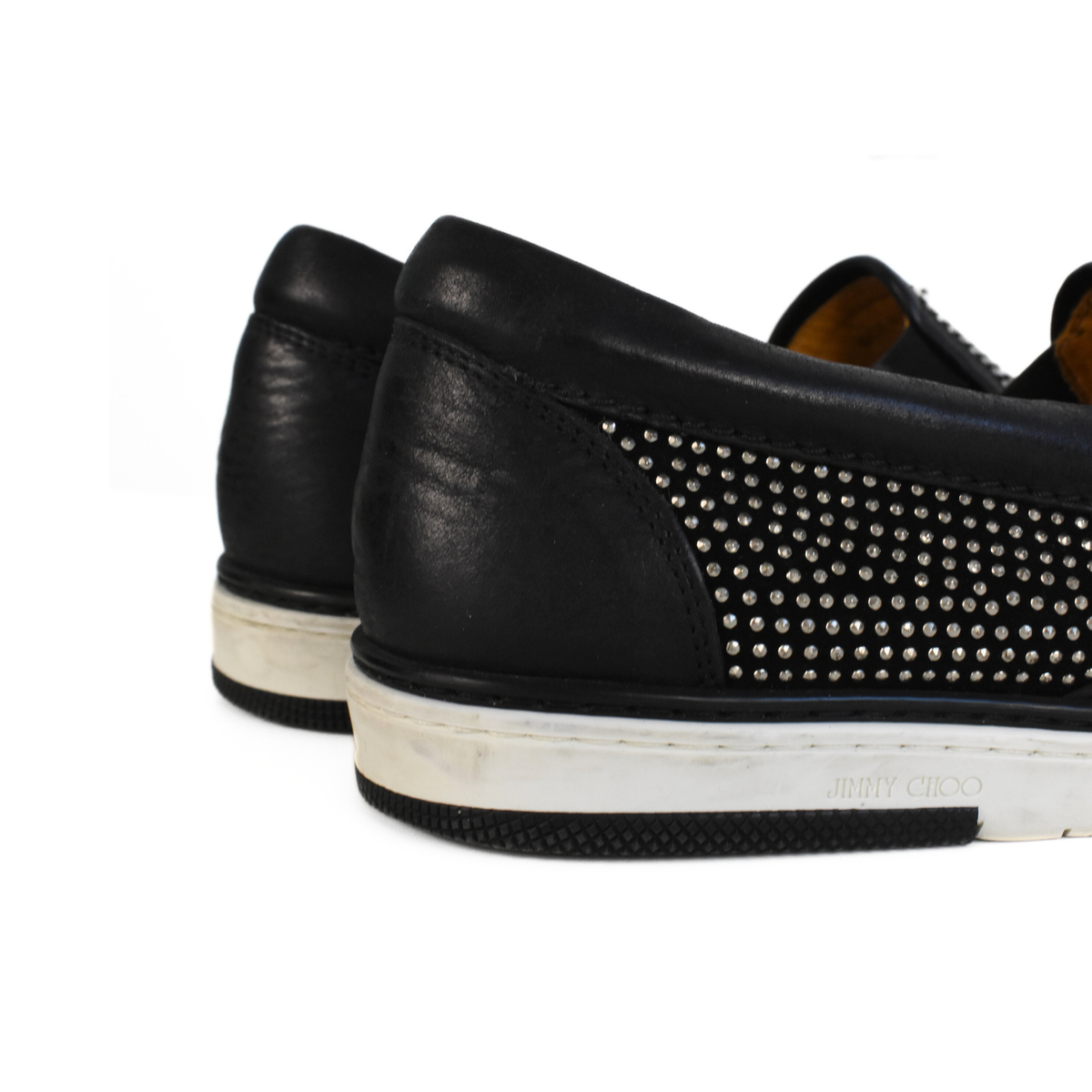 Jimmy Choo Studded Slip-On Sneakers - Men's 42.5