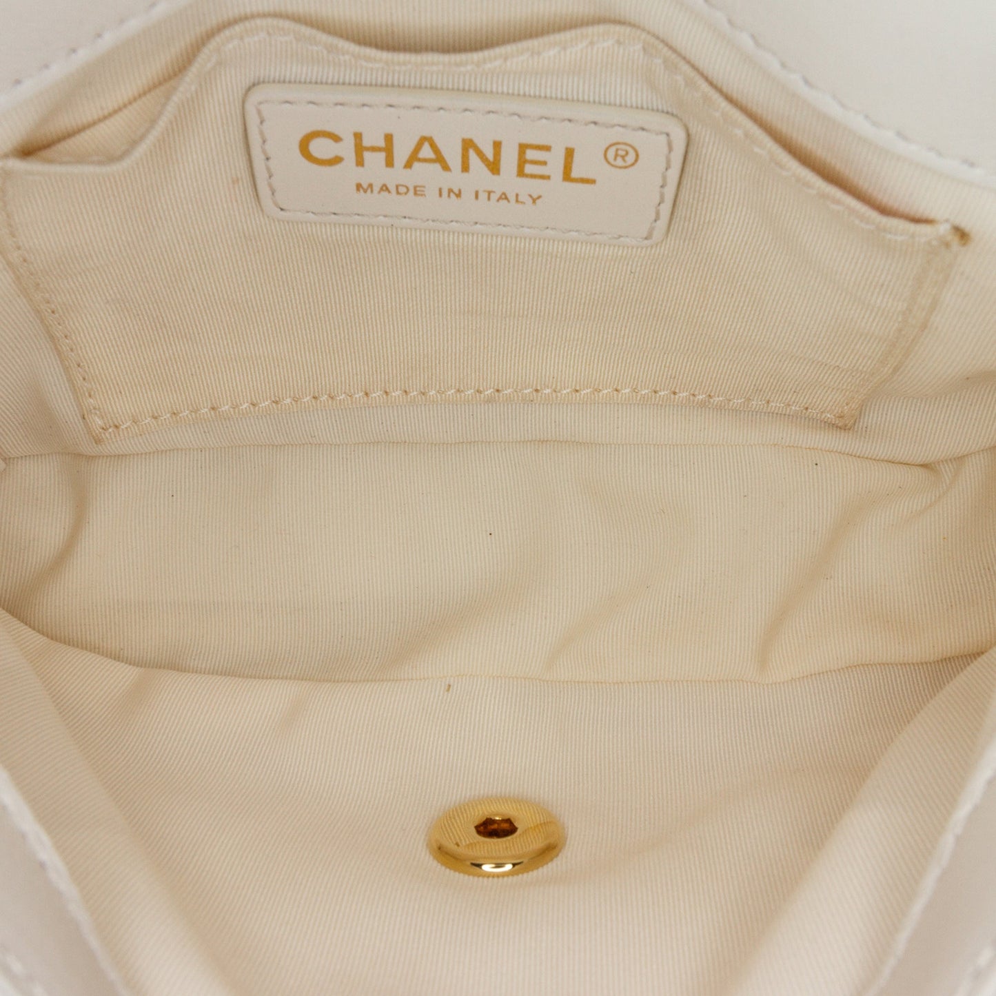 White Chanel Quilted Lambskin My Precious Pearls Chain Flap Crossbody Bag